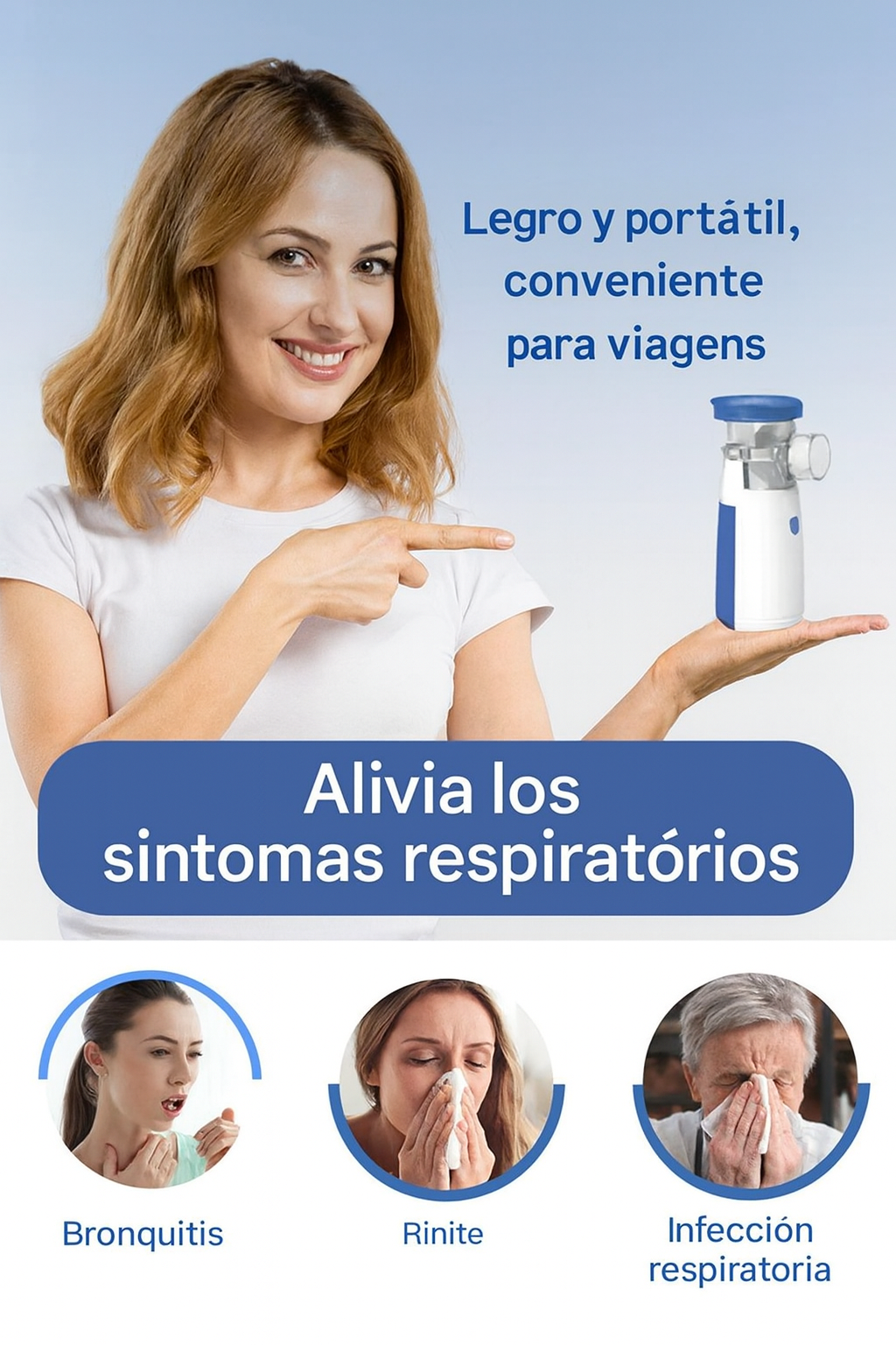 Nebulizador Portátil - AeroMist™