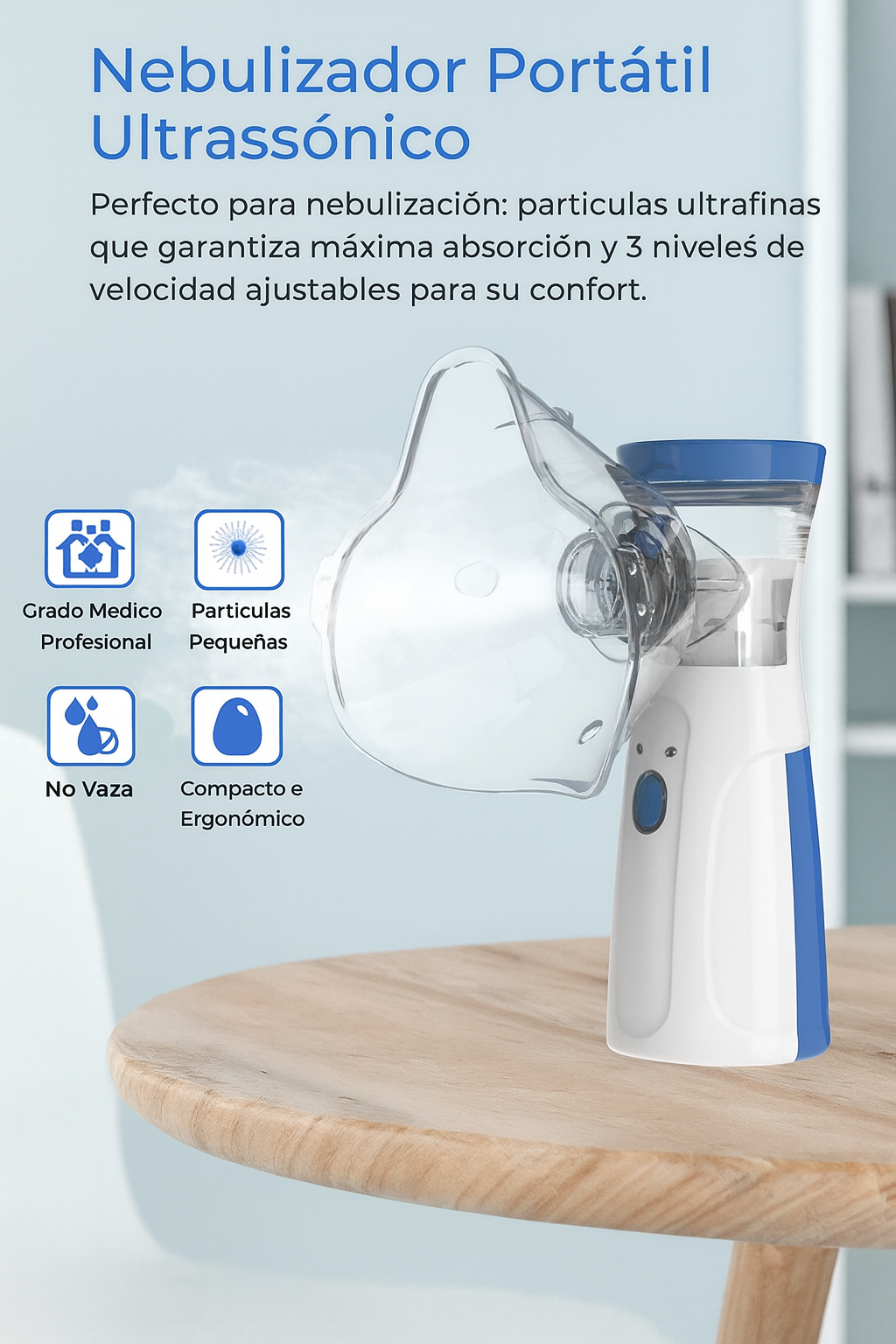 Nebulizador Portátil - AeroMist™