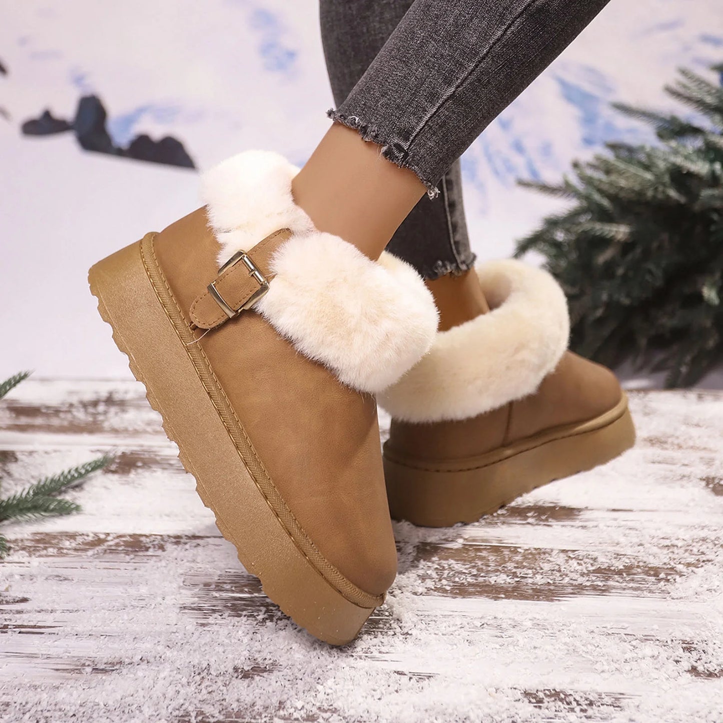 Bota Nieve Impermeable Forrada Confort™