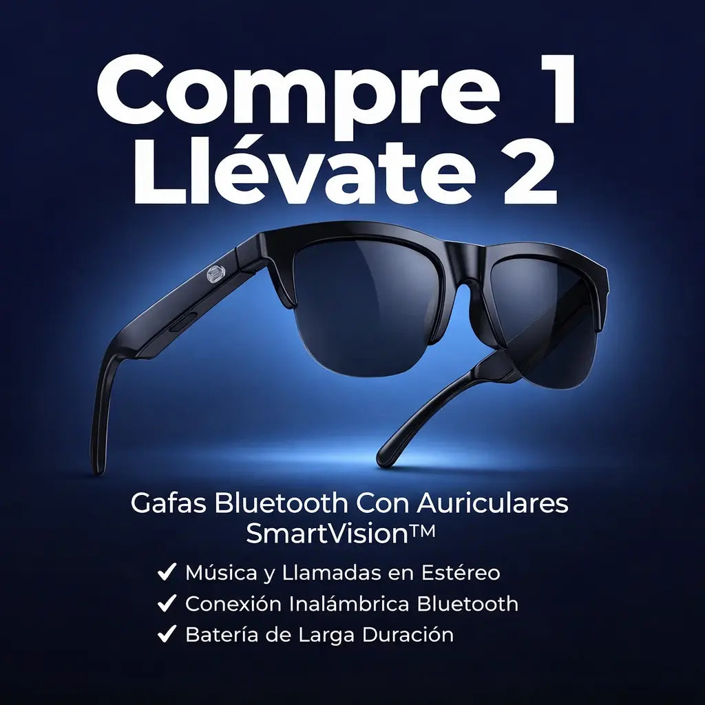 Compre 1 Llévate 2 - Gafas Bluetooth Con Auriculares SmartVision™