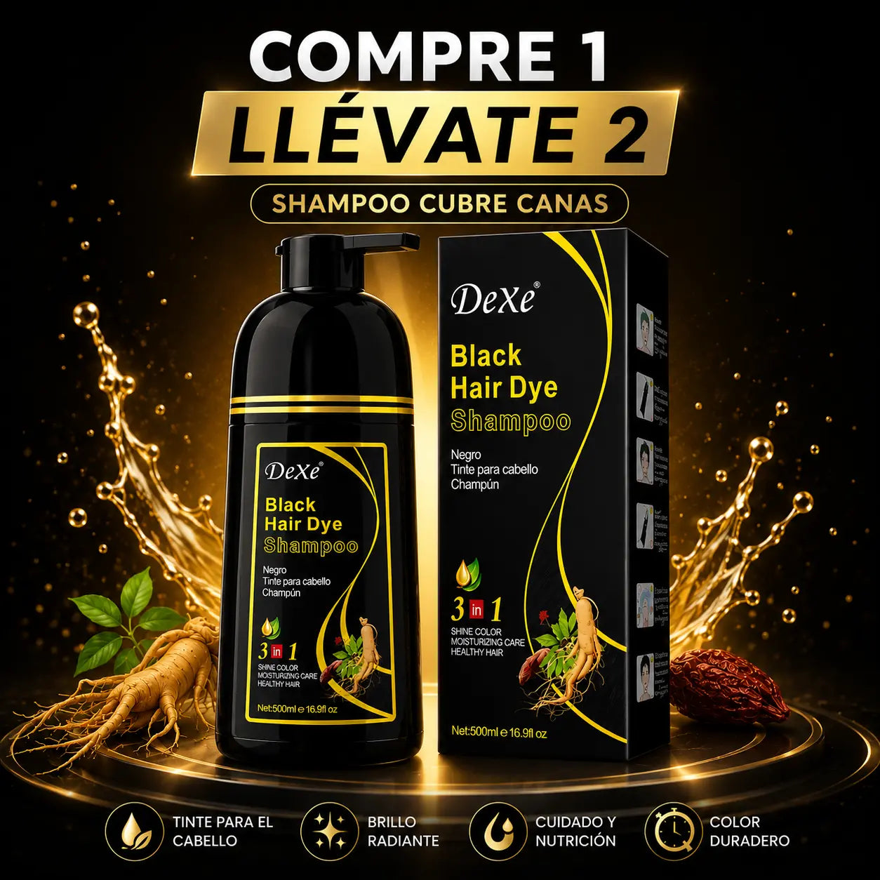Compre 1 Llévate 2 - Shampoo Cubre Canas
