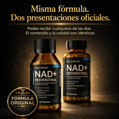 NAD + RESVERATROL | 60 Cápsulas