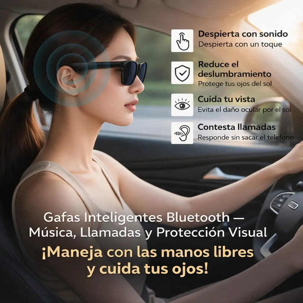 Compre 1 Llévate 2 - Gafas Bluetooth Con Auriculares SmartVision™